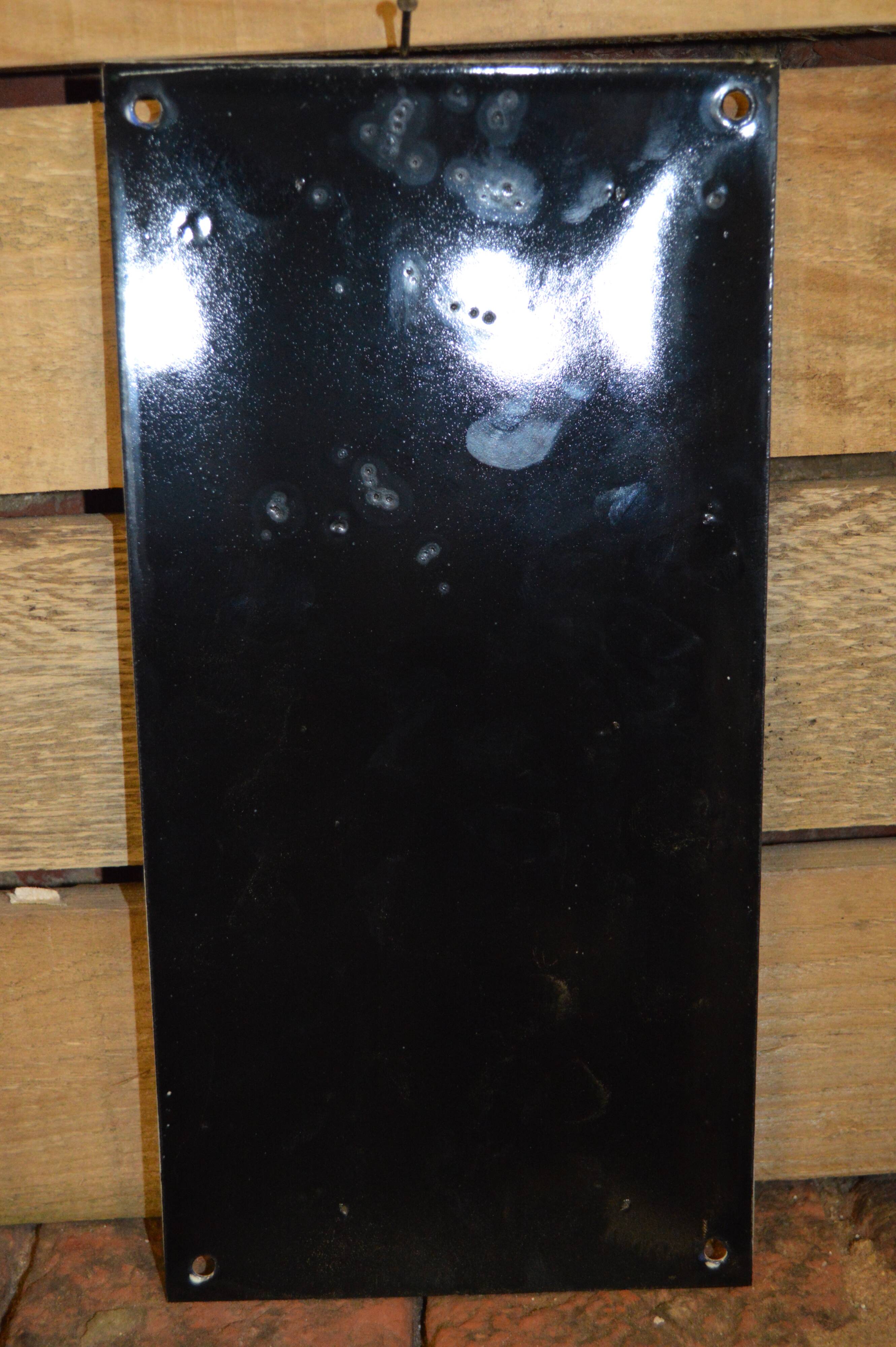 enamelled plaque "bathroom"