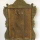 Mirror wooden gold and patinated sculpted décor hectic 55x37cm