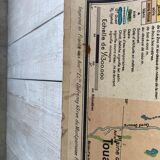 Vintage school map
