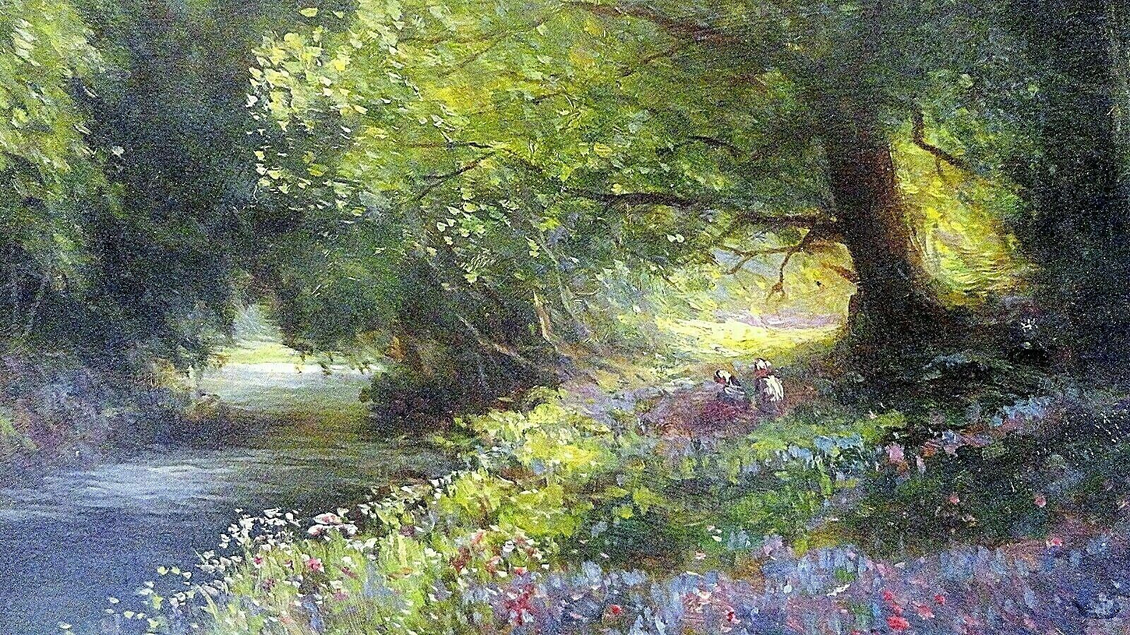 Oil on canvas impressionism england Yarwood