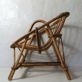 Children's rattan shell chair