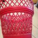 1960 Syla red plastic planter