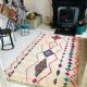 Berber vintage rug 100% wool, handcrafted. free shipping in europe. unique! 250x145cm