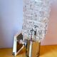 Glass and chrome metal wall lights Targetti 1970