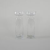 Glass vase, Danish design, 1970s, manufacturer: Holmegaard