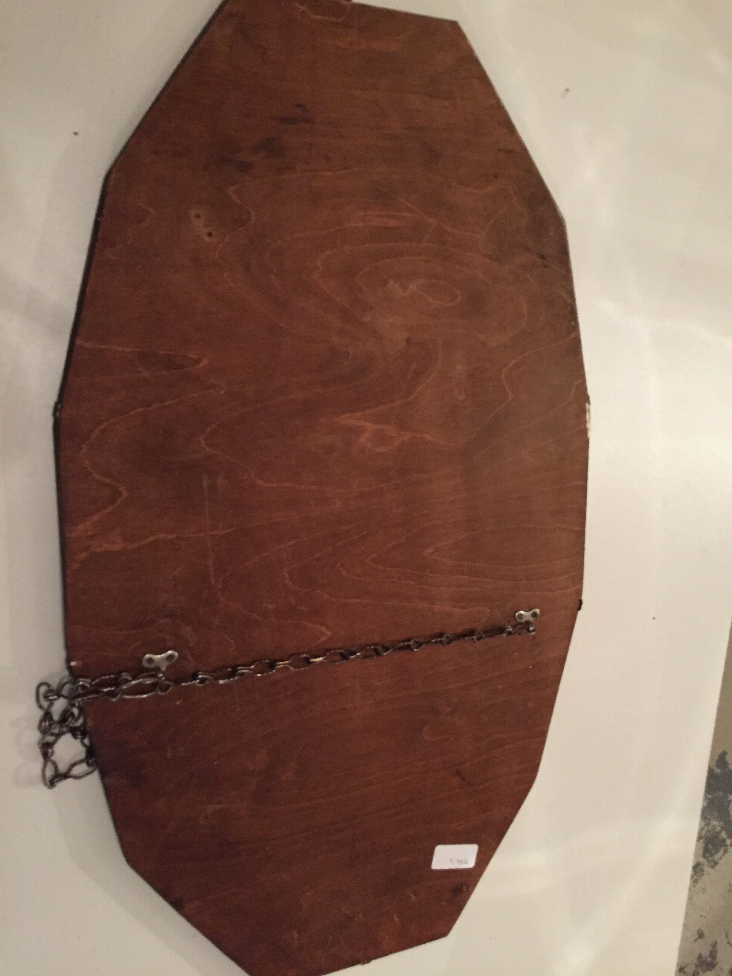 Beveled mirror 50s 38x65cm