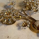 Paire d’appliques fleurs Palwa