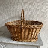 Vintage wicker basket