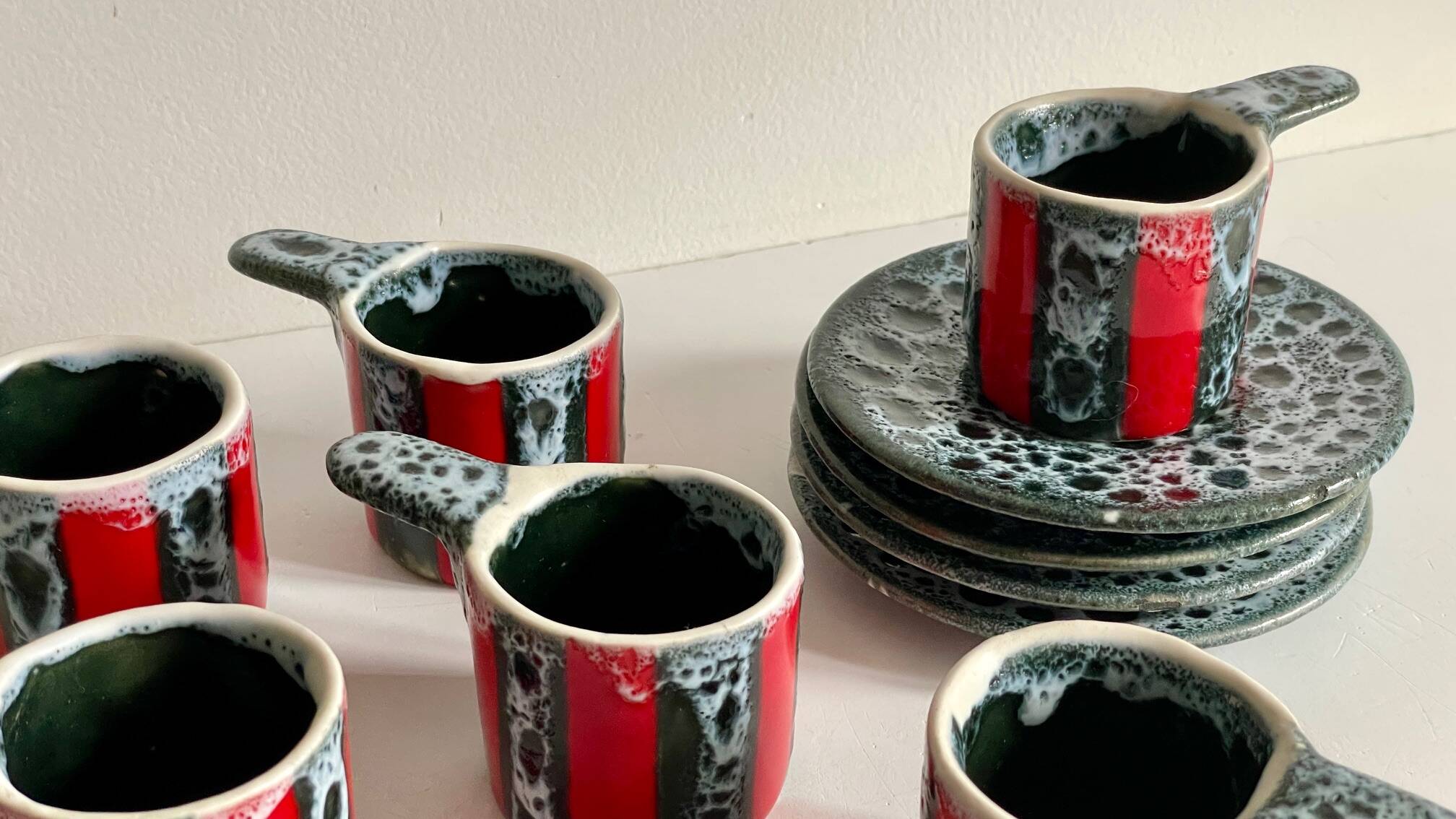 Art Ceramic Cups Luc VALLAURIS