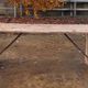 Table de ferme pliante