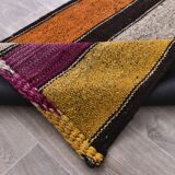 2x8 Purple Orange Kilim Runner Rug 71x24Cm