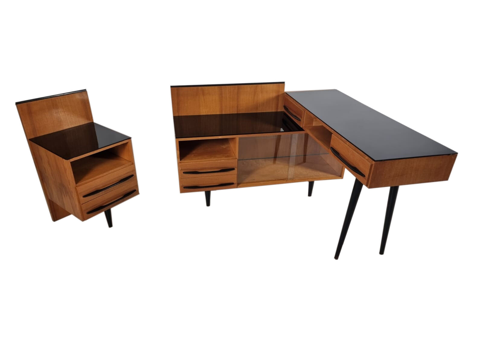 Desk by mojmir pozar for up závody, 1960s, set of 2