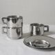 3 cups STO Casalinghi Italian design 70s