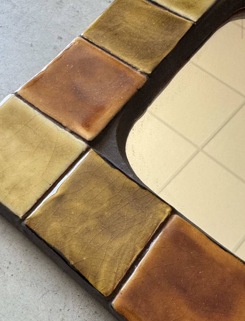 Mithé Espelt ceramic mirror, 1970