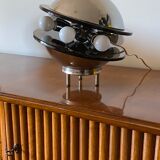 Space age flying saucer Ufo table lamp, Italy 1970s