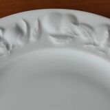 Lot de 2 assiettes porcelaine Limoges décor Riviera