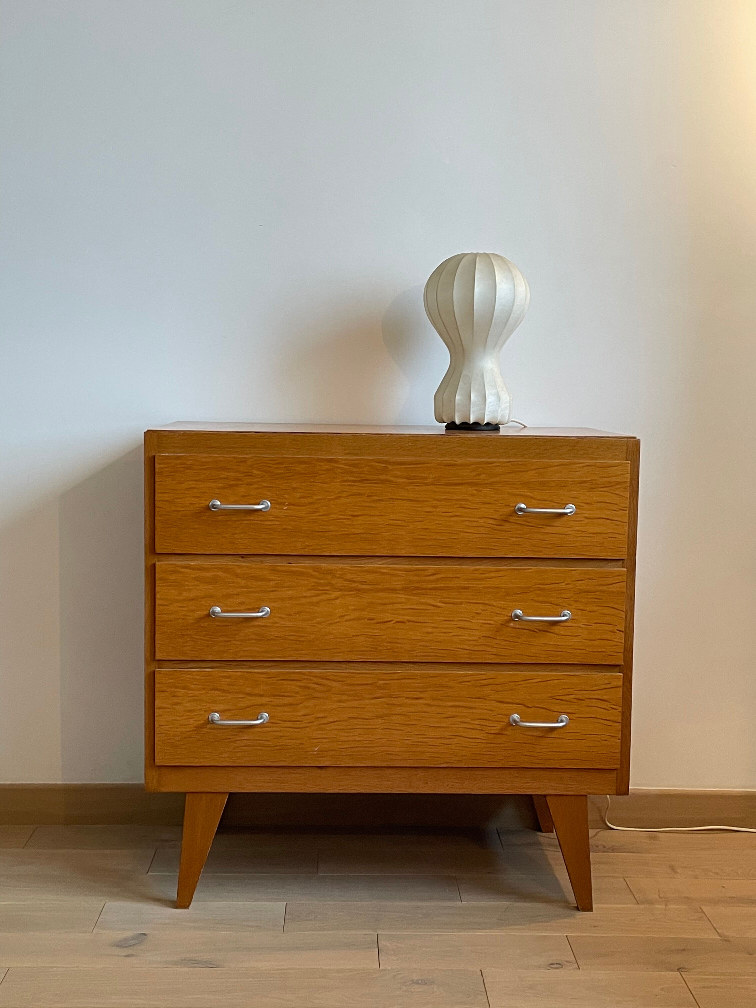 Chest of drawers 3 drawers compass feet