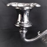 Candlestick in silver metal