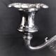 Candlestick in silver metal