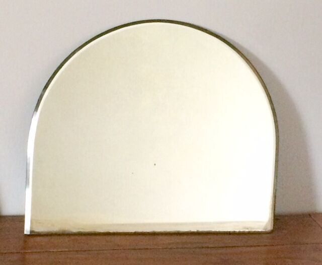 Pair of bevelled mirrors