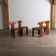 Mario Marenco Sapporo dining chairs Mobil Girgi Italy 1970s