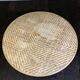 Vtg Mid Century Round Circular Wicker Bamboo Bamboo Table Dining rattan Tiki