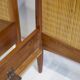 Pair of teak and rattan bed frames by Børge Mogensen