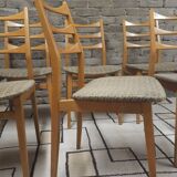 Set de 6 chaises scandinaves par Bähre Mignon Möbel 1960