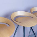 Set of 4 Magis Lyra Bar Stools 1990's.