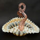 Murano opaline glass bowl, Italy, 1950s-1960s