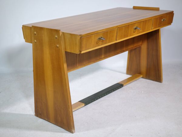 Bureau en noyer de style Mid-Century, Allemagne, années 1960