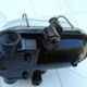 Wall lamp porthole lamp bakelite and glass with grid