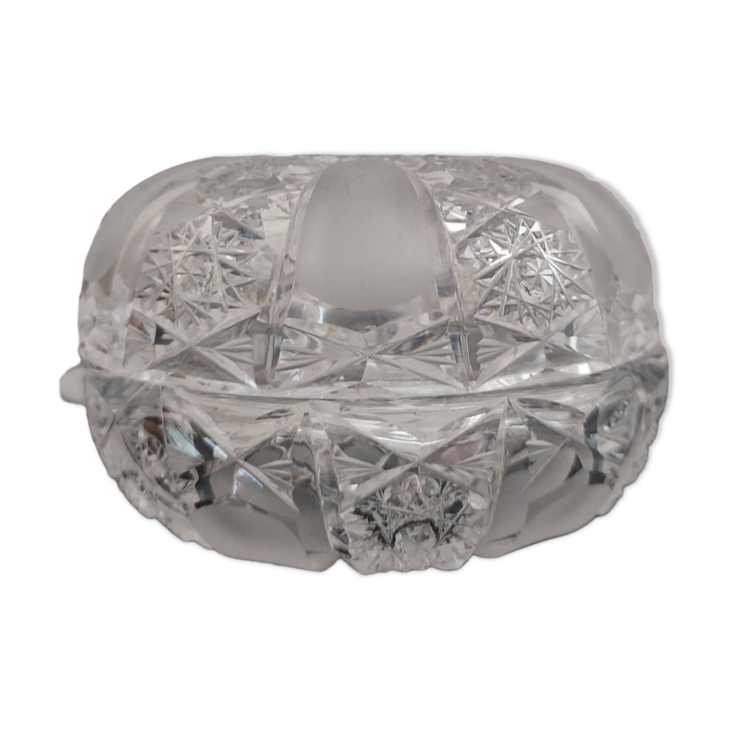 Vintage Arques crystal sugar bowl