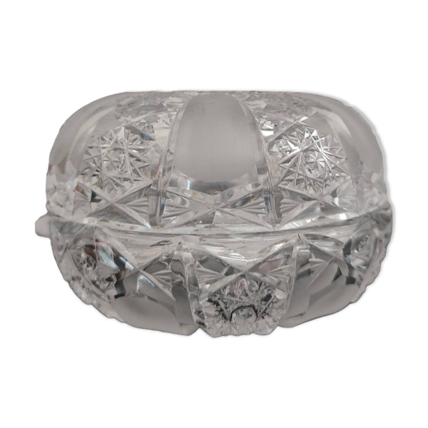 Sucrier en cristal d'Arques vintage