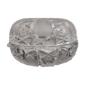 Vintage Arques crystal sugar bowl
