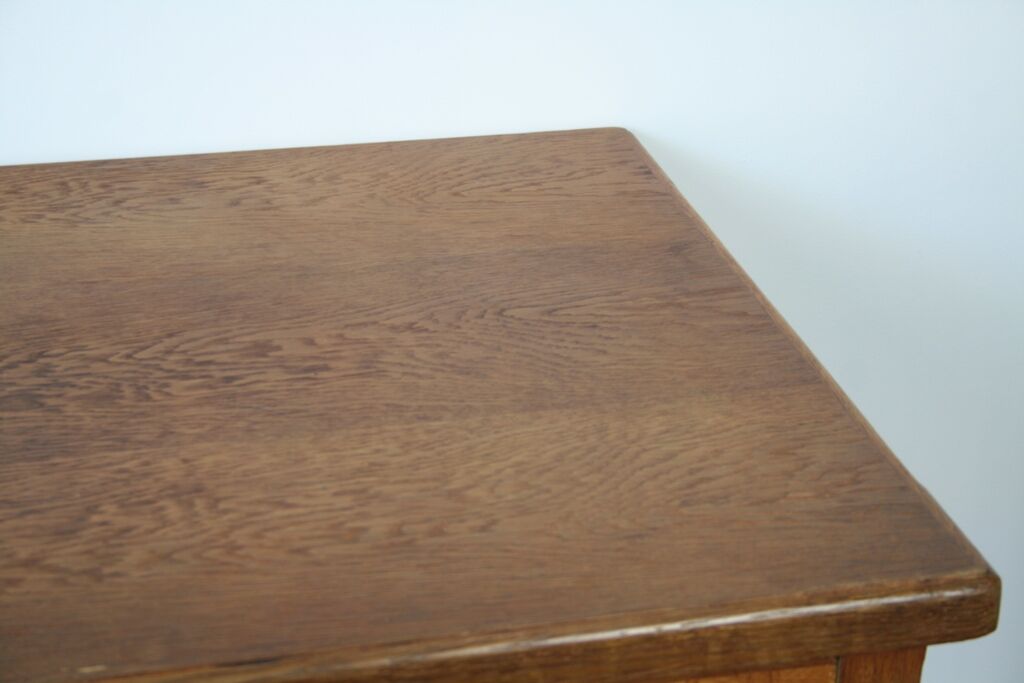 Rustic wood desk 1 drawer of the years 60