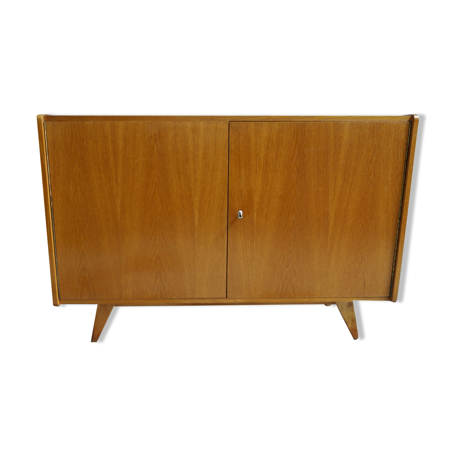 Jiroutek sideboard in wood model U450 2 doors 1960s
