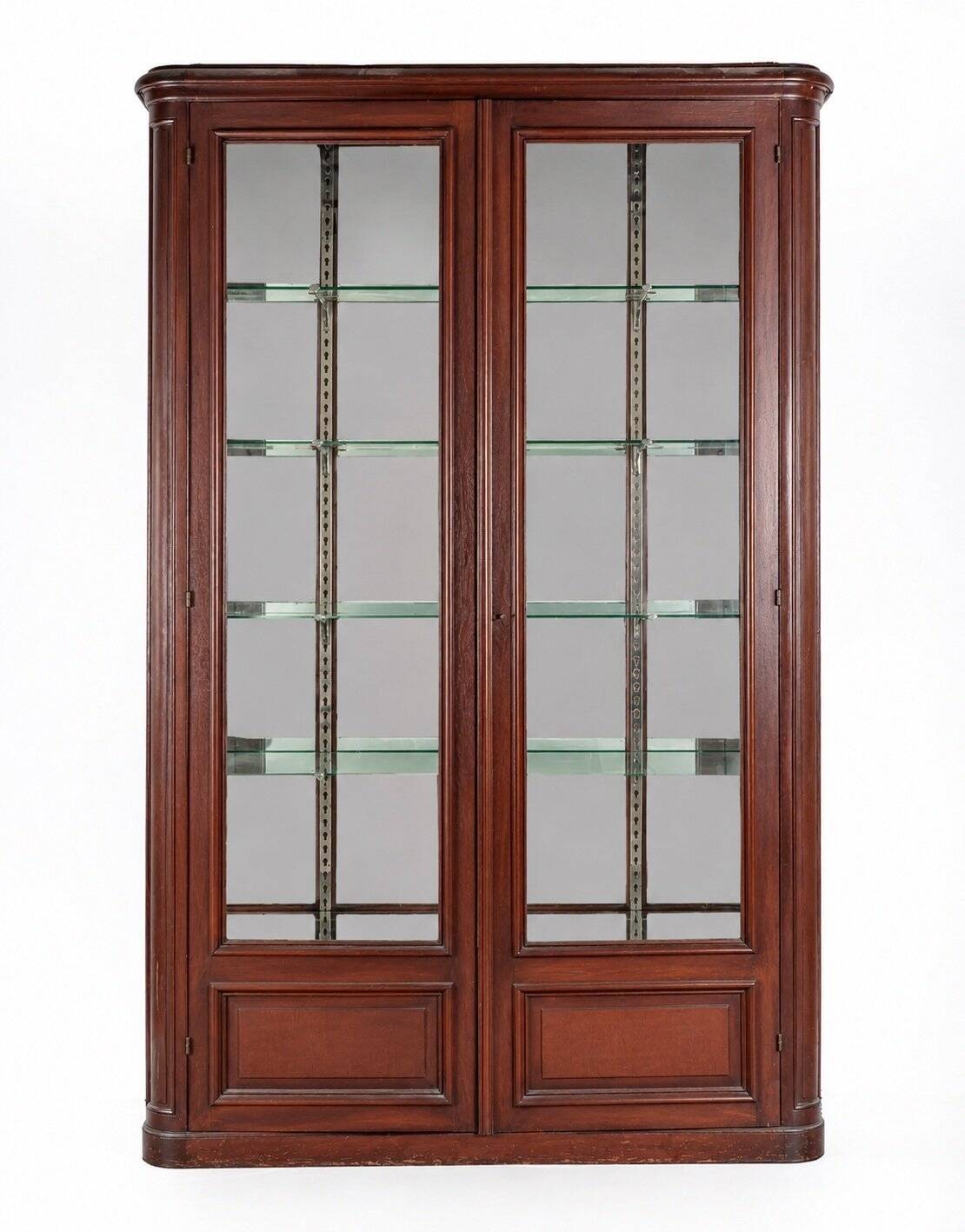 Shop display cabinet Belle Époque – Solid oak – Two glass doors – Miro