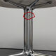 Table basse/table d'appoint La Fonda, en marbre, par Charles et Ray Eames pour Herman Miller, Allemagne, années 1970.