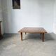 1940 marquetry oak coffee table