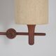 Danish teak wall lamp, 1960s