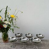 6 stainless steel bowls Rémy Letang 1970