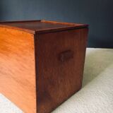 Handcrafted Cubical Side Table, Belgium, 1950s