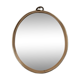 Free-form oval mirror from the 60s-70s
