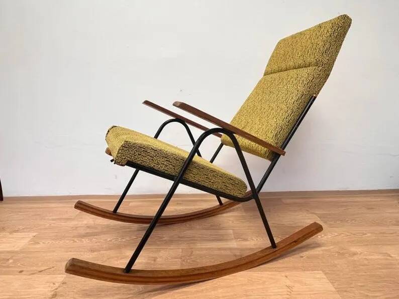 1960s Mid Century Design Rocking Chair - Czechoslovakia