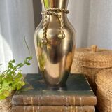Vintage brass vase