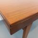 Vintage Scandinavian 50s 60s teak dining table with extension