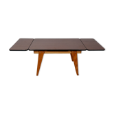Mini formica table with vintage extensions 60/70s Joulux creation 47x28x27 cm