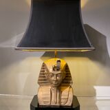 Massive bronze lamp Pharaoh, 1970