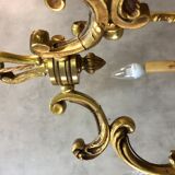 Louis XV bronze 6 lights chandelier